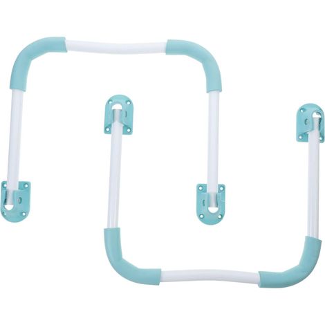 de 2 pieds de table pliables en fer extensibles et pratiques (1/5)