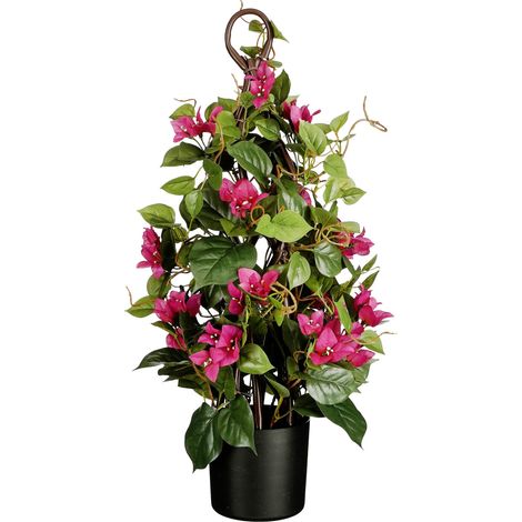 Mica Decorations Bougainvillea im Topf Ø 30 x 60 cm fuchsia Zimmerpflanzen