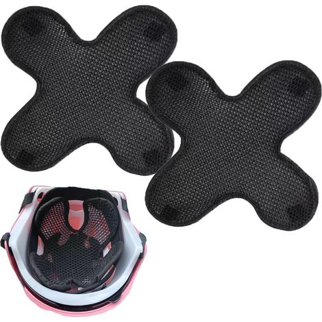 2 Pcs Coussinets pour Casques De VéLo, Rembourrage IntéRieur du Casque Coussin De Casque De VéLo Rembourrage du Mouvement du Casque Coussin De Casque pour Casque De VéLo, De Moto Et De VéLo