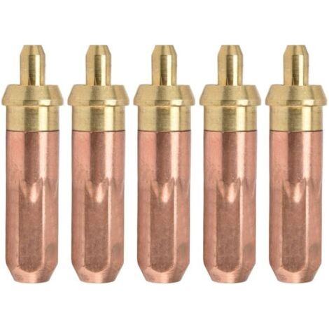 5 pièces buses de coupage acétylène pour chalumeau soudage accessoire kit outil G01‑300 4 (1/5)