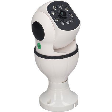 Caméra de surveillance WiFi HD 360° rotative, détecteur de mouvement, vision nocturne, caméra sans fil 110-240V (1/5)