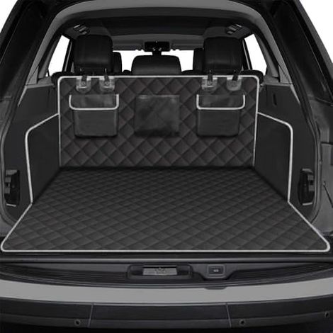 Protection Coffre Voiture Chien, Dacia Sandero Stepway 3.Gen 2012-2016 2017-2022 2023 2024 2025, Tapis de Coffre Antidérapant, Imperméable et Facile à Nettoyer