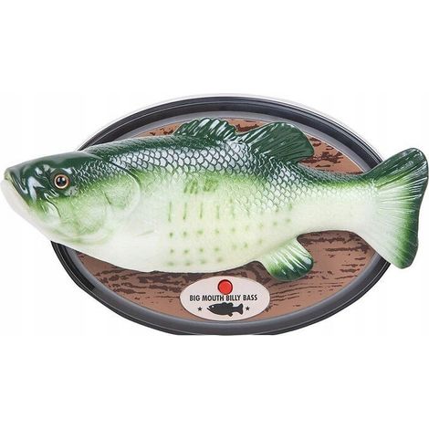 Pez cantor Billy Bass Regalo para pescador Carpa trofeo Pez bailarín (1/3)