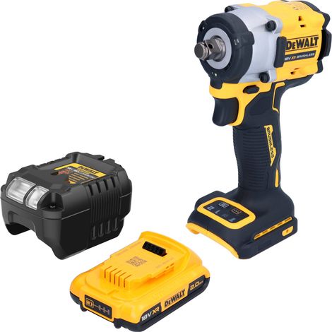DeWalt DCF 921 NT Clé à choc sans fil 18 V 400 Nm 1/2" Brushless + TSTAK - sans batterie, sans chargeur (1/5)