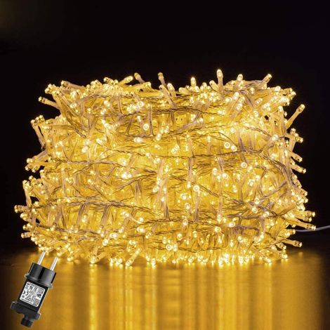 Guirlande Lumineuse, 500LED 100M Guirlande Lumineuse Noël 8 Modes d'éclairage Intérieur et Extérieur Étanche en Basse IP44, Décoration pour la maison,fête Noël,mariage et party etc (1/5)