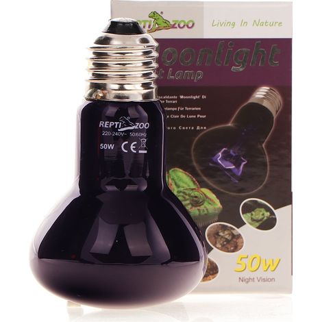Bombilla de calefacción nocturna Repti-Zoo Moonlight Heat 50W (1/5)