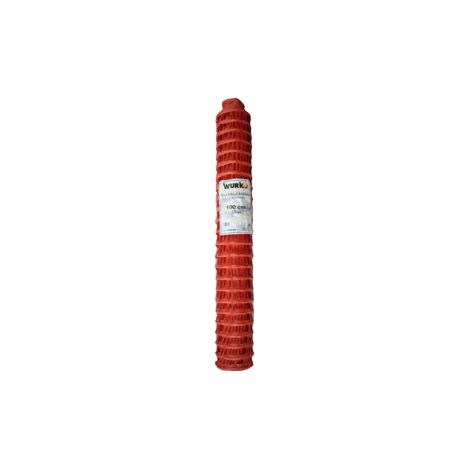 MALLA SEÑALIZACION NARANJA 1 M PLASTICO (1/2)