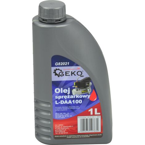 Lubrifiant geko lda100 huile minérale ISO 100 1 kg (1/3)