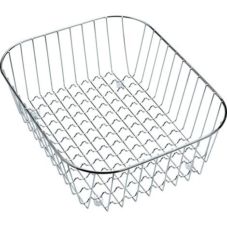 Panier à vaisselle inox 293 x 375 x 134 mm – Résistant à la corrosion – Pour séchage efficace dans évier – Franke