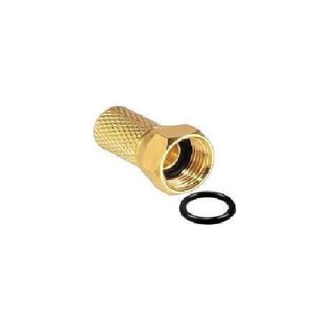 FICHE F COULEUR OR GOLD HAUT DE GAMME 7 MM DORE AVEC JOINT TORIQUE HD ME