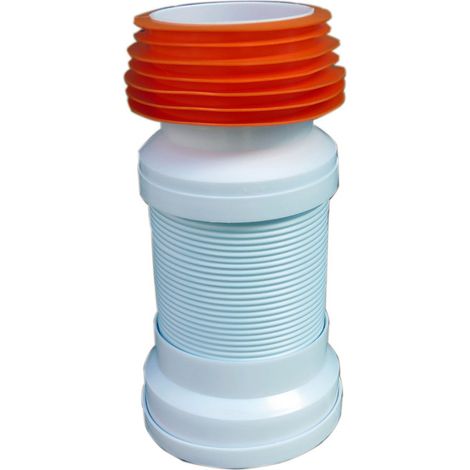 Raccords renforcés pour tuyau d'évacuation des toilettes (évacuation murale, évacuation latérale, tuyau de raccordement du siège de toilette, tuyau adaptateur d'évacuation arrière). (1/5)