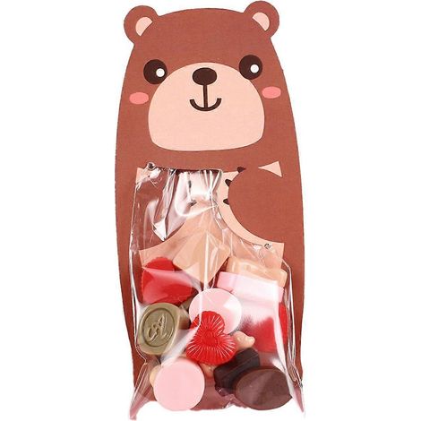 Sac cadeau bonbon avec motif animal mignon lapin lion D-- (1/5)