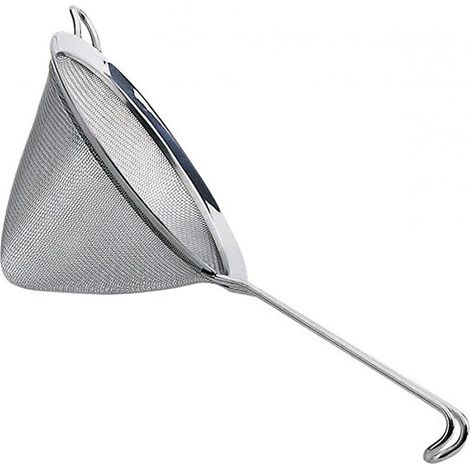 KitchenCraft KCSSCON180 Colino Cinese a Maglia Fine, Acciaio Inox, 18 cm Argentato (1/2)