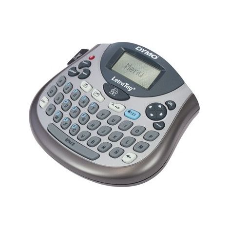 Rotuladora dymo letratag lt100 teclado qwerty memoria para 9 etiquetas impresion 2 lineas solo a pilas