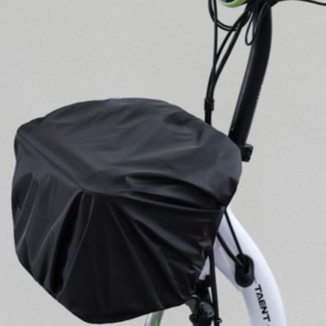 Housse de panier de vélo avec filet extensible - Résistante à l'eau et à la poussière - Transport sécurisé - Accessoire vélo (1/5)