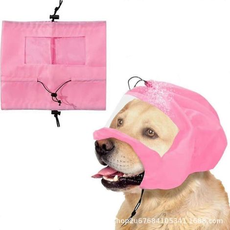 Protège-oreilles imperméables pour chien, bonnet de douche ajustable, bonnet de bain protecteur pour les oreilles du chien, bonnet de douche pour le bain, le toilettage et la natation. (1/5)