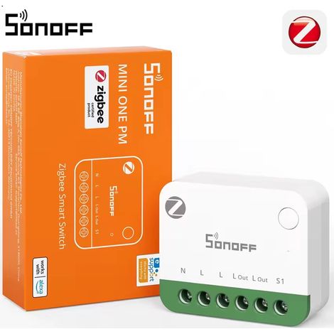 Sonoff MINI-ZB1GSP MINI ONE PM Interruttore Smart Zigbee 16A con Misura dei Consumi (1/5)