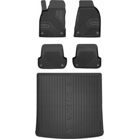 SET 77 Gummimatten und Fußmatten AUDI A4 B6 KOMBI 2000-2004 (1/5)