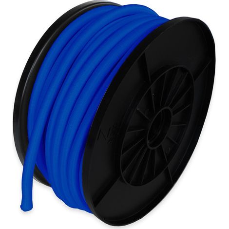 Cuerda elástica Azul 30 metros - Calidad Profesional TECPLAST 9SW - Cable elástico - Diámetro 9 mm