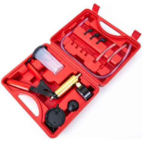 Pompe à vide manuelle pour voiture, changement de liquide de frein, outil de réparation, aspiration et injection, pistolet manuel (1/5)
