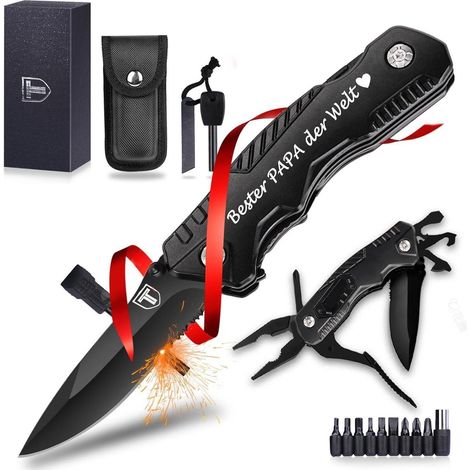 Multitool Taschenmesser 10-in-1 Männer Geschenk Outdoor Camping Jahrestag (1/5)