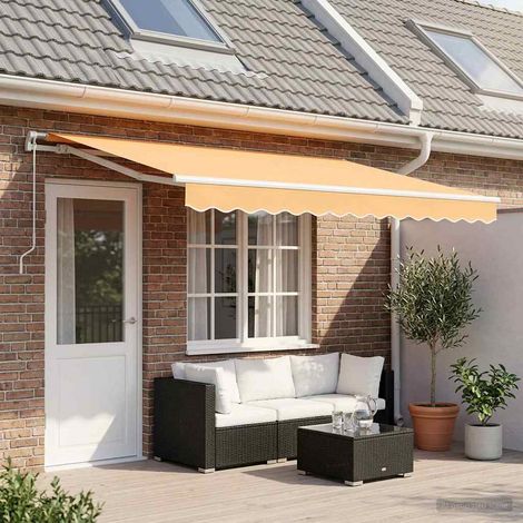 Teenpull – Ausziehbare Markise Sand 600 cm Polyester und Aluminium (1/5)