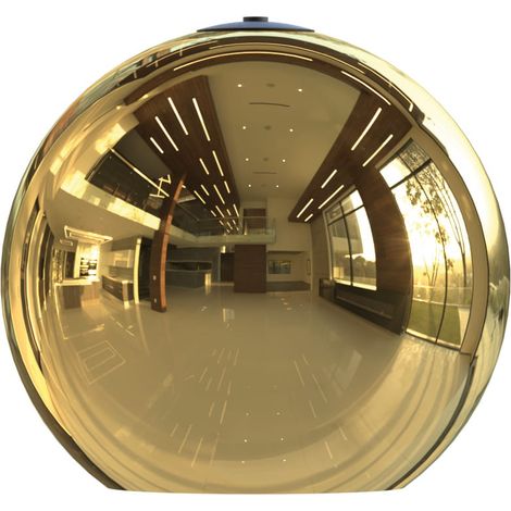 Globo vetro dorato 25cm per sospensione E27 Nowodvorski Polaris