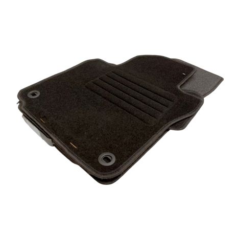 Teppichfußmatten für VW Golf 5/6 / Jetta (2005–2011) mit Ellipsen-Clips