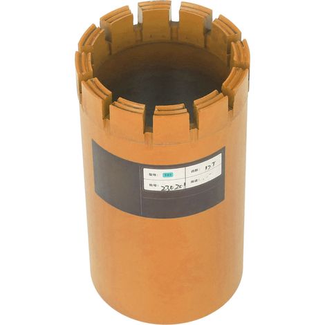 Trépan de carottage béton Ø101mm, alésage 83mm, forage granit pierre brique, foret carotteur 12 dents, pour pieux et maçonnerie (1/5)