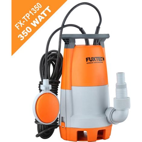 Pompe de relevage eaux usées - FUXTEC FX-TP1350 - 350W débit 7500 litres par heure
