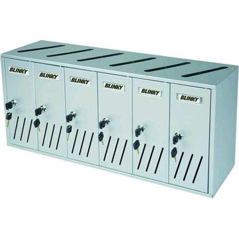 Casellare Postale Blinky Alu-Silver C6 6-Box 62X17,5X30