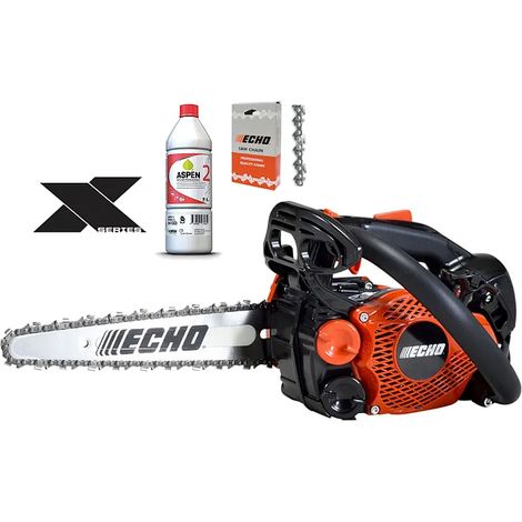 Echo – Tronçonneuse thermique 25cc 1,5CV – Guide de 20 cm pour coupes précises – Système ES-Start pour démarrage facile – Poids léger 2,3 kg