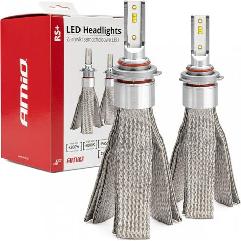 Bombillas LED para coche serie RS+ canbus HB3 9005 50W delgadas amio-01087 (1/5)