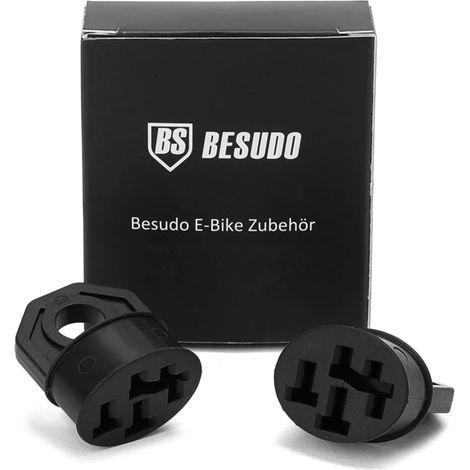 Lot de 2 cache-broches de protection de contact pour batterie de vélo électrique - Cache de batterie - Capuchons de protection idéaux (1/5)