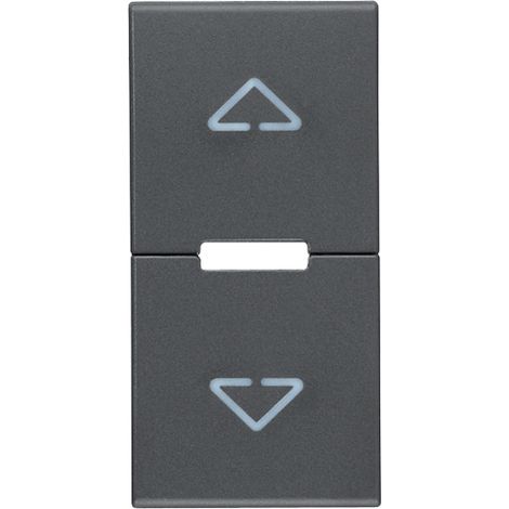 Copritasto intercambiabile Vimar Eikon per comando tapparelle Grigio 20755.2