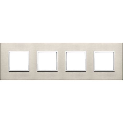 VIMAR - 21669.04 Placa 8M (2+2+2+2) int71 bronce claro