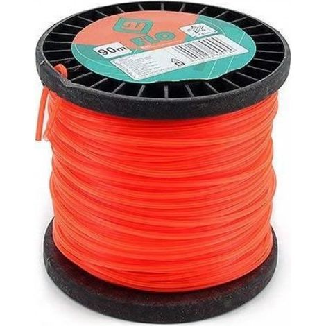 Fil de coupe étoile - Nylon Ø 2,6 mm - Longueur 90 m - Pour tondeuse à gazon filaire et thermique - 1 pièce (1/3)