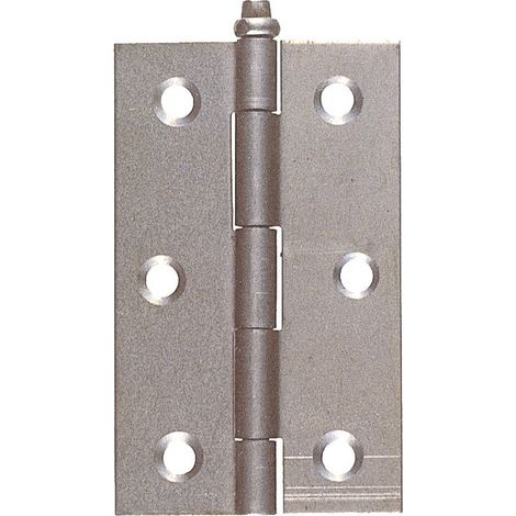 Coppia Cerniera Ferro Leggera Cm 7 Art. 88 70x38 Mm Prezzo Per 2 Pezzi (1/2)