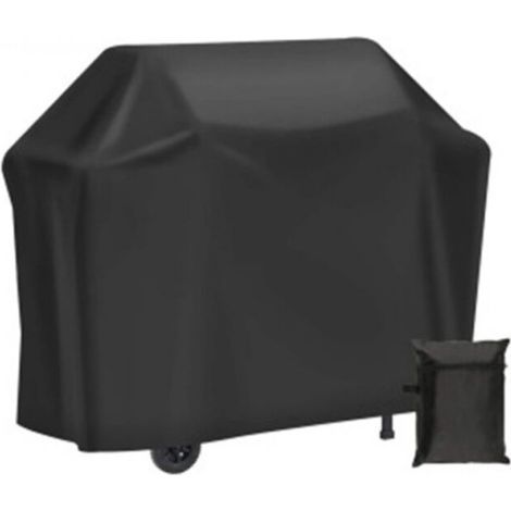 Hochwertige Schutzhülle für Grill, 210D Oxford-Canvas, L 100 x B 66 x H 80 cm, Schwarz (1/5)