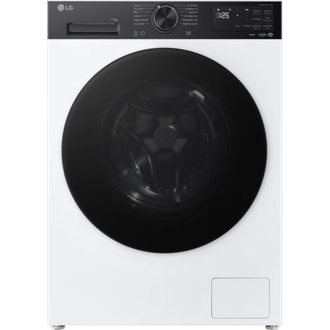 LG F4NX5011TKB Lavatrice Intelligente 11 kg Classe A-40% Bianco/Nero
