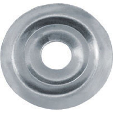 Rosace plate acier zingué - Boite de 100 Ø25
