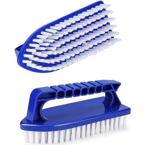 Brosse de Piscine,2 PCS Brosses pour Piscine Brosse de Nettoyage avec Poignée Poils Fins Brosse Plancher Mur Piscine Outils de Nettoyage de Piscine pour Spas Piscines Aquariums (1/5)