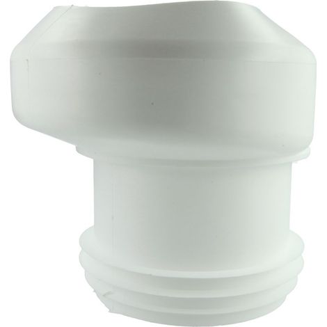 Raccord WC 18,5 mm excentrique 100 x 100 i/e, blanc, pour EURO-WCs