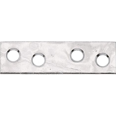 Connecteur plat L.50mm L.14mm S.1.75mm STA sdm trous galvanisés 4 GAH (Par 100)