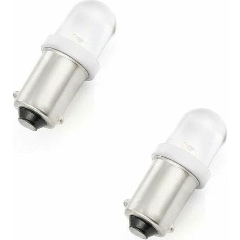 2x ampoule 12V 4W BA9S led transaprent voiture moto cyclomoteur mobylette éclairage universel lumière (1/2)