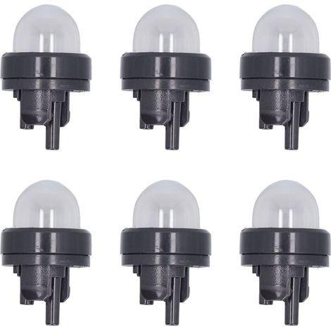 Lot de 6 ampoules d'amorçage pour carburateur de scie électrique à petit moteur 2 temps, compatibles avec les modèles P136, PP136E et PP330. (1/5)