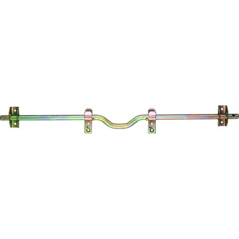 THIRARD - Barre de sécurité pour volet bois, acier, Ø18x800mm, zingué noir - THIRARD