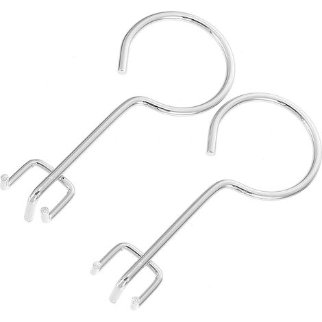 Porte gobelets en fer lot de 2 pour panneau perforé avec