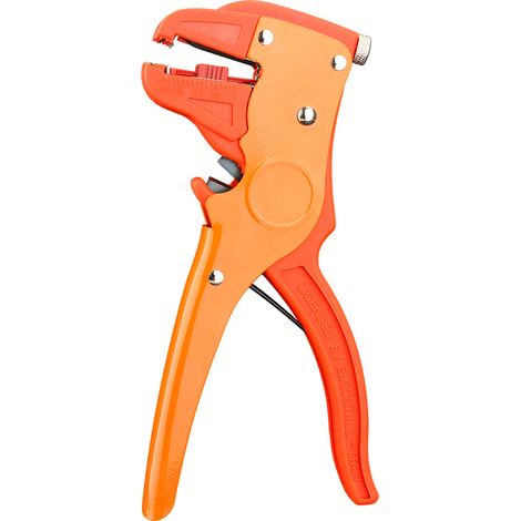 Pelacables automático, alicates de crimpado multifuncionales, cortador de cables, herramientas pelacables naranjas aguileñas, herramientas manuales, cortador de cables de pico de pato de 150 mm (rojo (1/5)