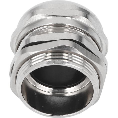 Presse-étoupe M32 étanche en acier inoxydable, gaine de protection réglable 15-22mm, passe-câble fileté (1/5)